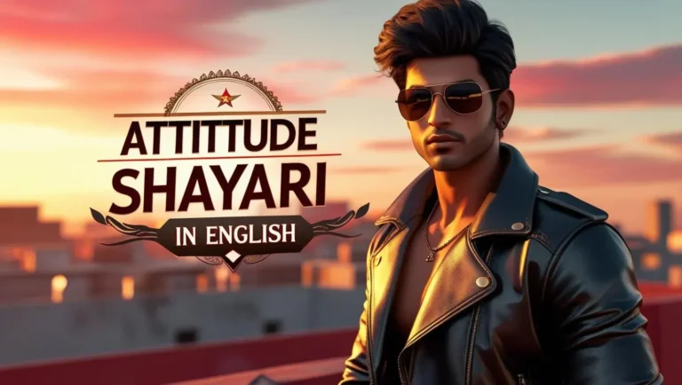 Attitude Shayari in English