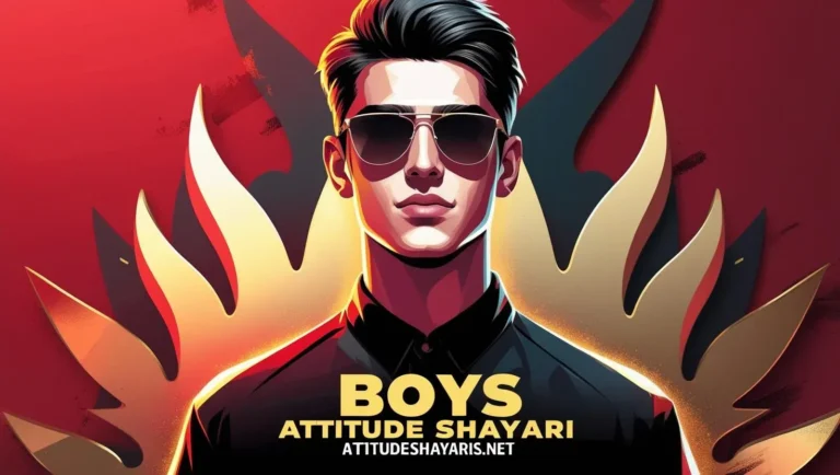 Boys Attitude Shayari