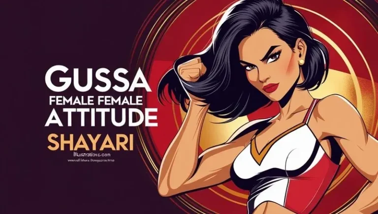 Gussa Female Attitude Shayari