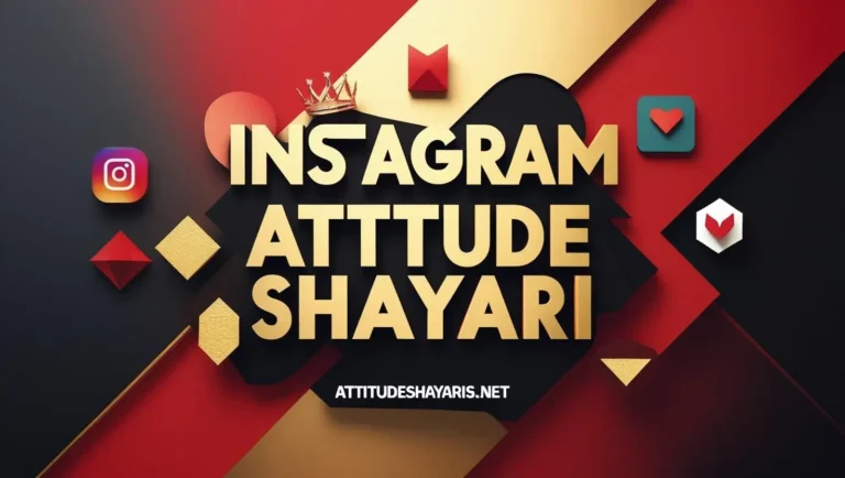 Instagram Attitude Shayari